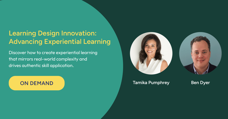 [webinar recording] Learning Design Innovation: Advancing Experiential Learning thumbnail