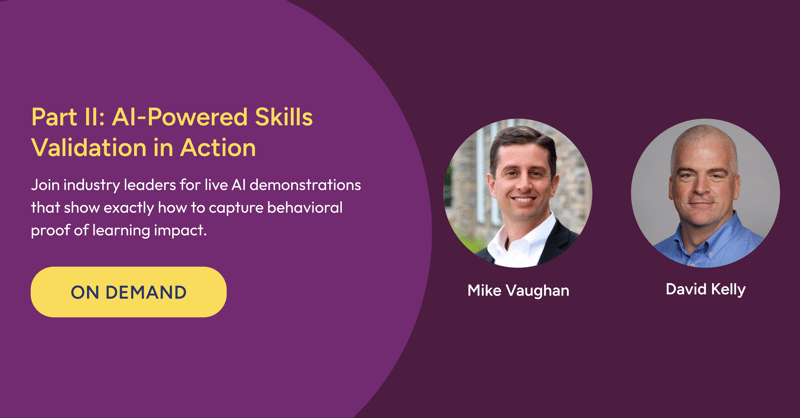 [webinar recording] AI-Powered Skills Validation: The Technology That Proves Performance (Part II) thumbnail