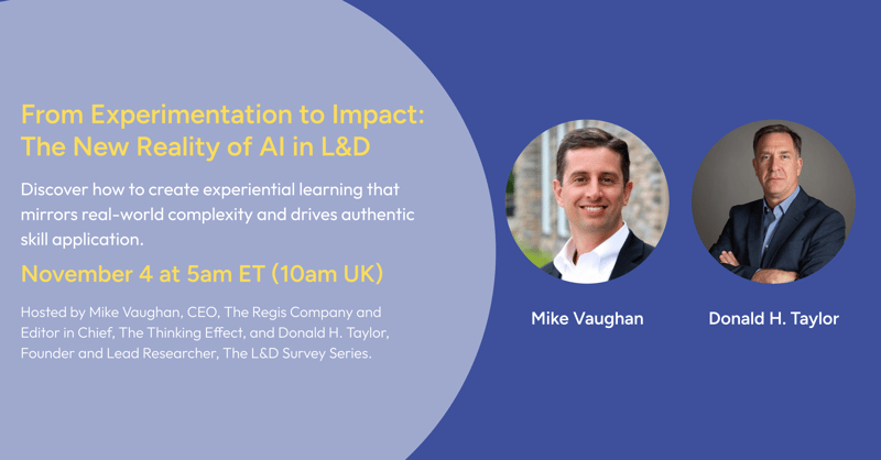 Upcoming Webinar: Beyond the hype: how L&D is really using AI thumbnail