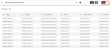 data export builder